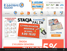 Tablet Screenshot of eleclerc.com.pl